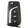 Keycare Silicon Car Key Cover KC42 Fit for Corolla Altis, Innova Crysta | Black